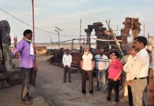 विनोदी कलावंत भरत गणेशपुरे यांनी घेतले मार्कडेश्वराचे दर्शन
