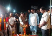 वनमंत्री ना सुधिर मुंनघटीवार यांचा व्याहाड खुर्द येथे जाहीर सत्कार खासदार अशोक नेते यांची विशेष उपस्थिती