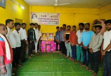आदिवासी परधान समाज सभागृहात महामानव डॉ बाबासाहेब आंबेडकर यांना महापरिनिर्वाण दिनानिमित्त विनम्र अभिवादन