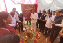 अनुसूचित जमाती जात पडताळणी कार्यालयाचे आदिवासी विकास मंत्री डॉक्टर विजयकुमारजी गावित यांचे हस्ते भूमिपूजन