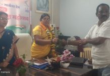 Newly Appointed Sarpanch Mrs. Sangeeta Raju Mogre will do her best for the development of Markandadev village.