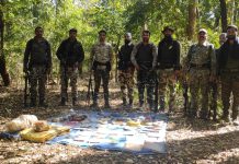 टीसीओसी कालावधीच्या पार्श्वभूमीवर गडचिरोली पोलीस दलाची मोठी कारवाई • नक्षल्यांनी पूरुन ठेवलेले स्फोटक साहीत्य हस्तगत करण्यात आले.