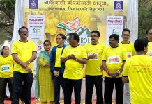गडचिरोली पोलिसांच्या वतीने महा मॅरेथॉन २०२३ या स्पर्धेचे आयोजन आमदार डॉ होळी यांनी घेतला सहभाग