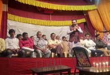 एकच प्याला या नाटकाचे उदघाटक मा.श्री.अशोकजी नेते खासदार तथा राष्ट्रीय महामंत्री भाजपा अनु.जनजाती मोर्चा यांच्या हस्ते उद्घाटन