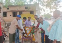 मार्कंंडादेव येथे भगवान बिरसा मुंडा यांच्या पुण्यतिथी निमित्य आदरांजली