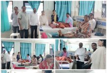 इंजि.प्रमोदजी पिपरे यांनी दिली जिल्हा सामान्य रुग्णालयाला भेट रुग्णांची भेट घेवुन जाणुन घेतल्या समस्या