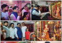 जेष्ठा गौरी महालक्ष्मी पूजन निमित्याने आमदार डॉ. देवराव होळी घेतले दर्शन