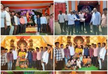 आमदार डॉ देवरावजी होळी यांनी आष्टी येथील सार्वजनिक गणपती बाप्पाचे घेतले दर्शन