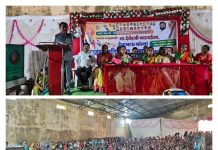 भेंडाळा येथील लाडक्या बहिणींच्या मेळाव्याला मार्गदर्शन करताना महाविकास आघाडीवर आमदार डॉ देवराव होळी कडाळले