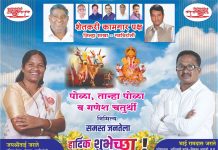 पोळा,तान्हा पोळा,गणेश चतुर्थी च्या जनतेस हार्दिक शुभेच्छा