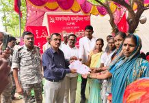 तहसील कार्यालयासमोर माकपचा ठिय्या आंदोलन, निराधार योजनेची रक्कम ५ हजार करण्याची केली मागणी