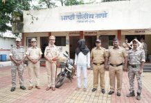 मौजा येनापुर येथे घरफोडी करणाया आरोपीस आष्टी पोलीसांनी केली अटक