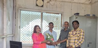राज्य राखीव पोलीस भरती गट क्र. १७ मध्ये रोहित बिरजु मट्टामी यांची निवड; महाविद्यालयात सत्कार